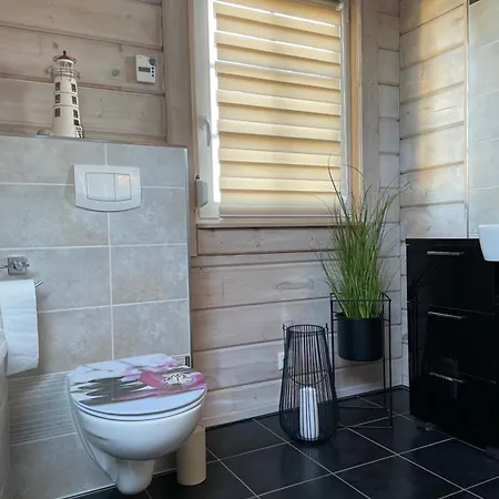 Vakantiehuis Blockhaus Seeadler- Dein Rueckzugsort Zwischen Boddenstille Und Meeresrauschen Dranske